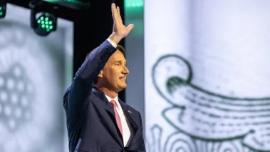 Virginia Governor Glenn Youngkin at the Republican National Convention